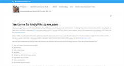 Desktop Screenshot of andywhittaker.com